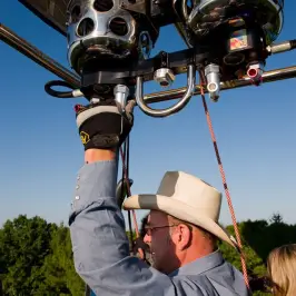 hot air balloon engine
