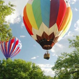 hot air balloons
