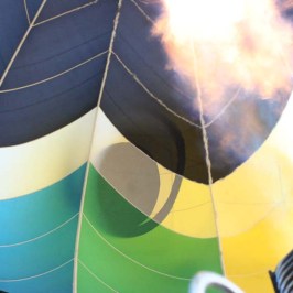 hot air balloon filling